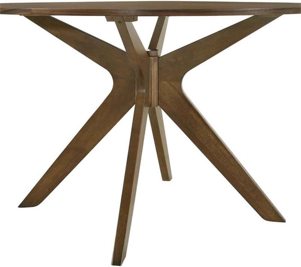 Wynden Standard Height Dining Table Walnut - Picket House Furnishings: Mid-Century, Tapered Legs, Seats 4