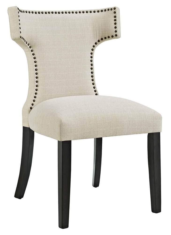 Set of 2 Curve Dining Side Chair Fabric - Modway