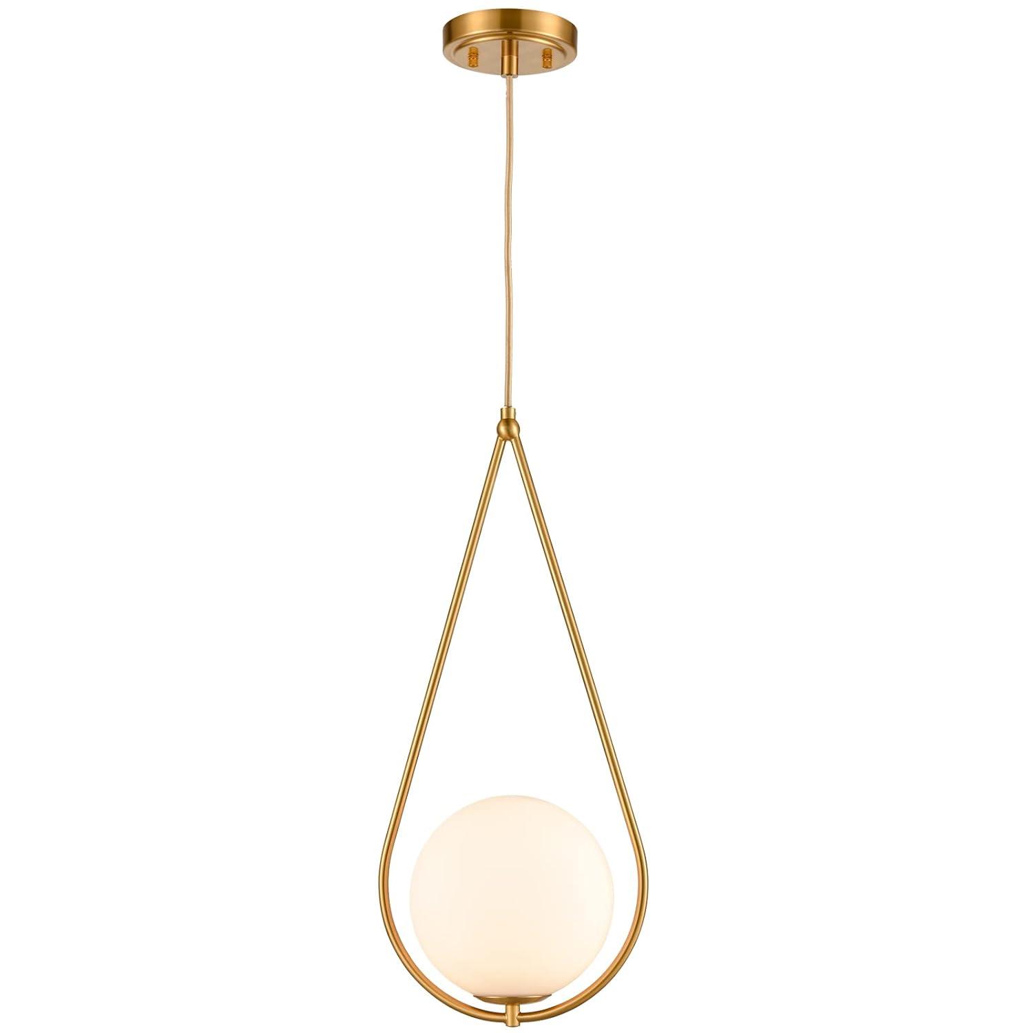 Galassia Pendant Light by AERIN - Burnished Brass / 9.5"W