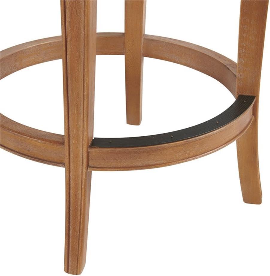 Hanover Solid Rubber Wood Swivel Counter And Bar Stool
