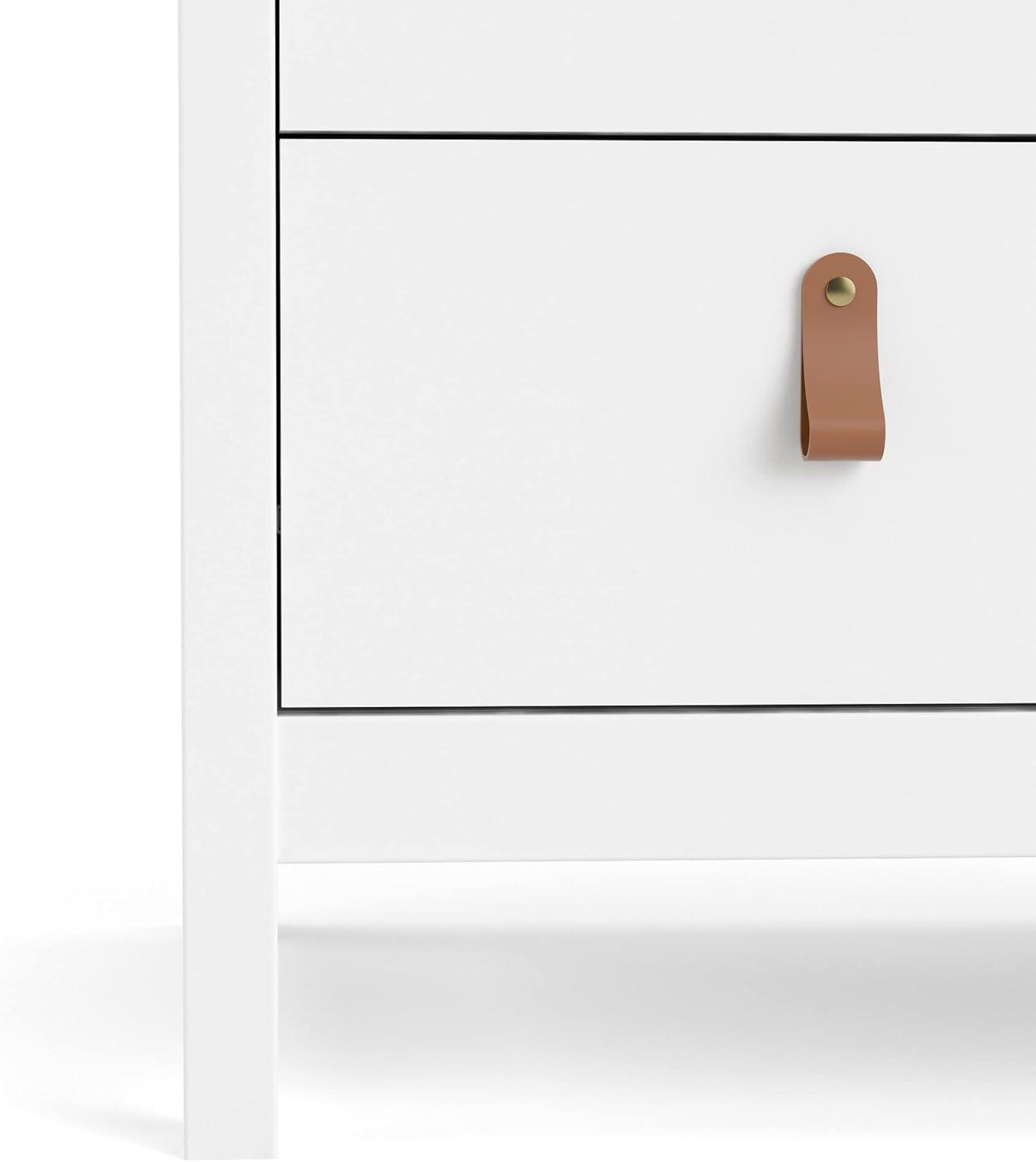 Madrid 3 Drawer Chest, White