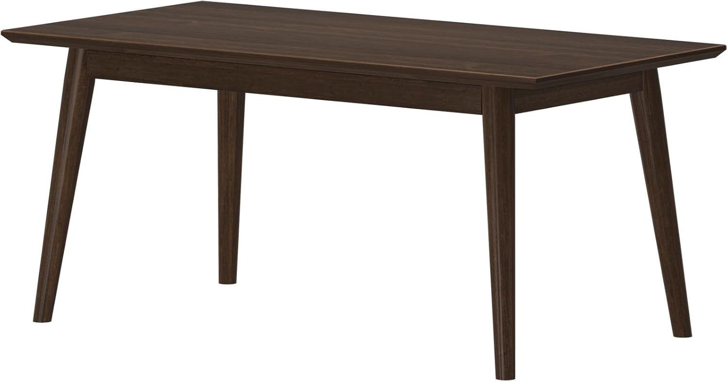 Plank+Beam 40" Mid Century Modern Coffee Table, Solid Wood Tables for Living Room