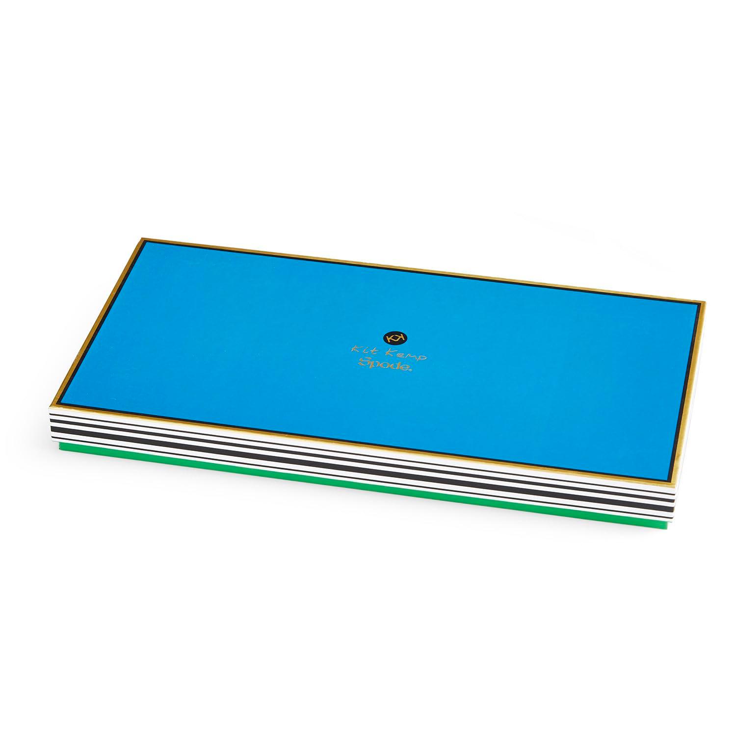 Kit Kemp by Spode 12" Doodles Serving Platter, Spaced Out Tagline, Fine China, Dishwasher Safe, Ideal for Sandwiches, Snacks, and Appetizers