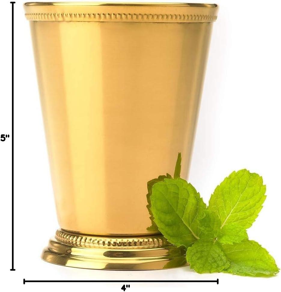 Gold Stainless Steel 12 oz Julep Cup