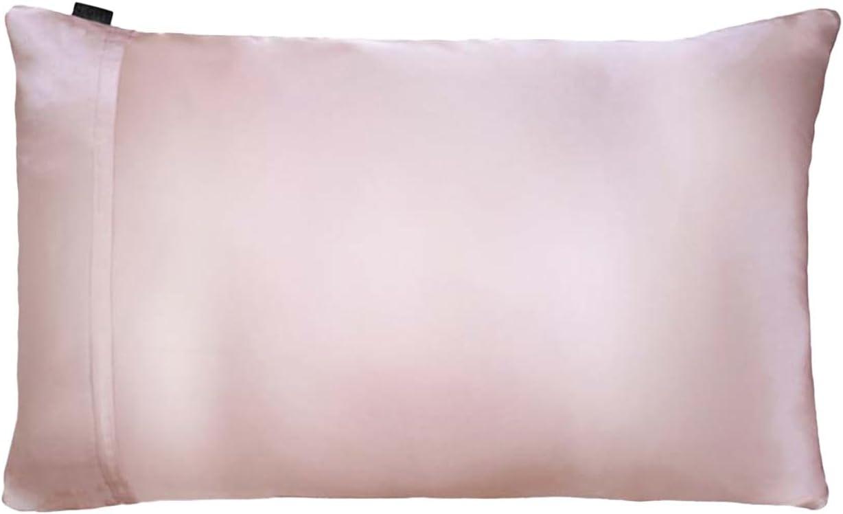 Discover Night LLC NIGHT Silk Washable Pillowcase - Luxury Mulberry Silk Pillow Covers for Skin and Hair Pink - King
