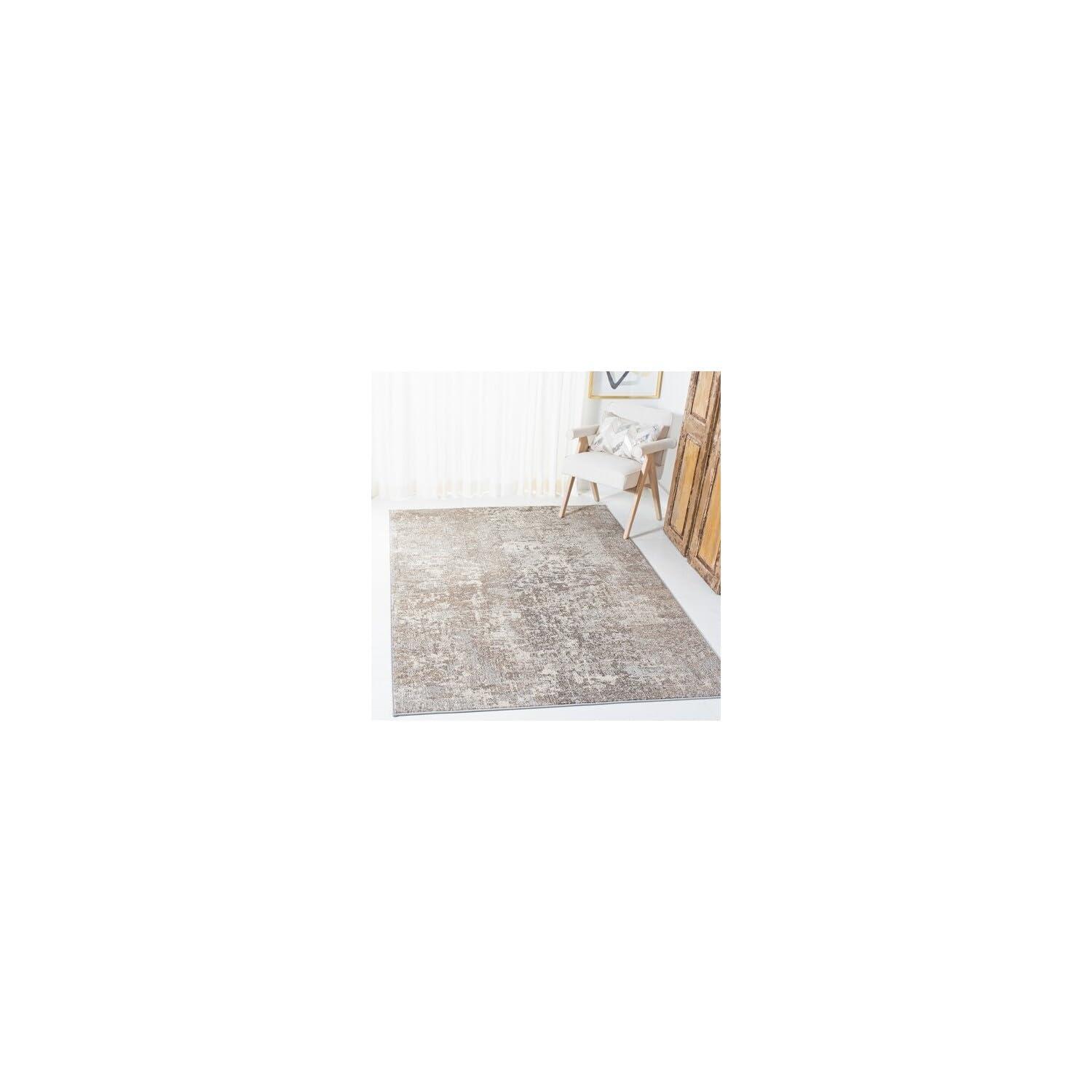 Madison MAD471 Power Loomed Indoor Area Rug - Grey/Beige - 12'x18' - Safavieh