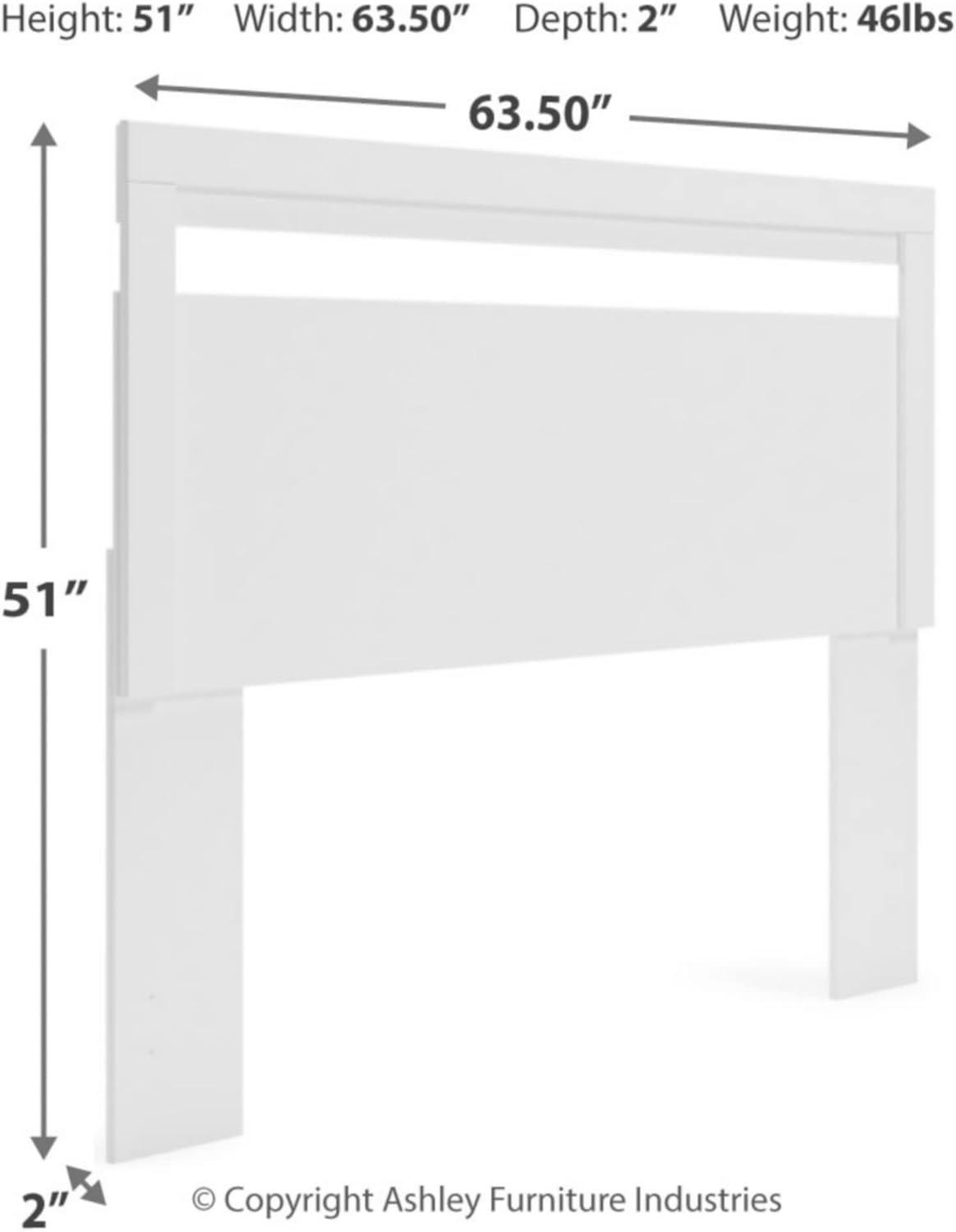 White Transitional Queen Platform Bed with Peekaboo Cutout