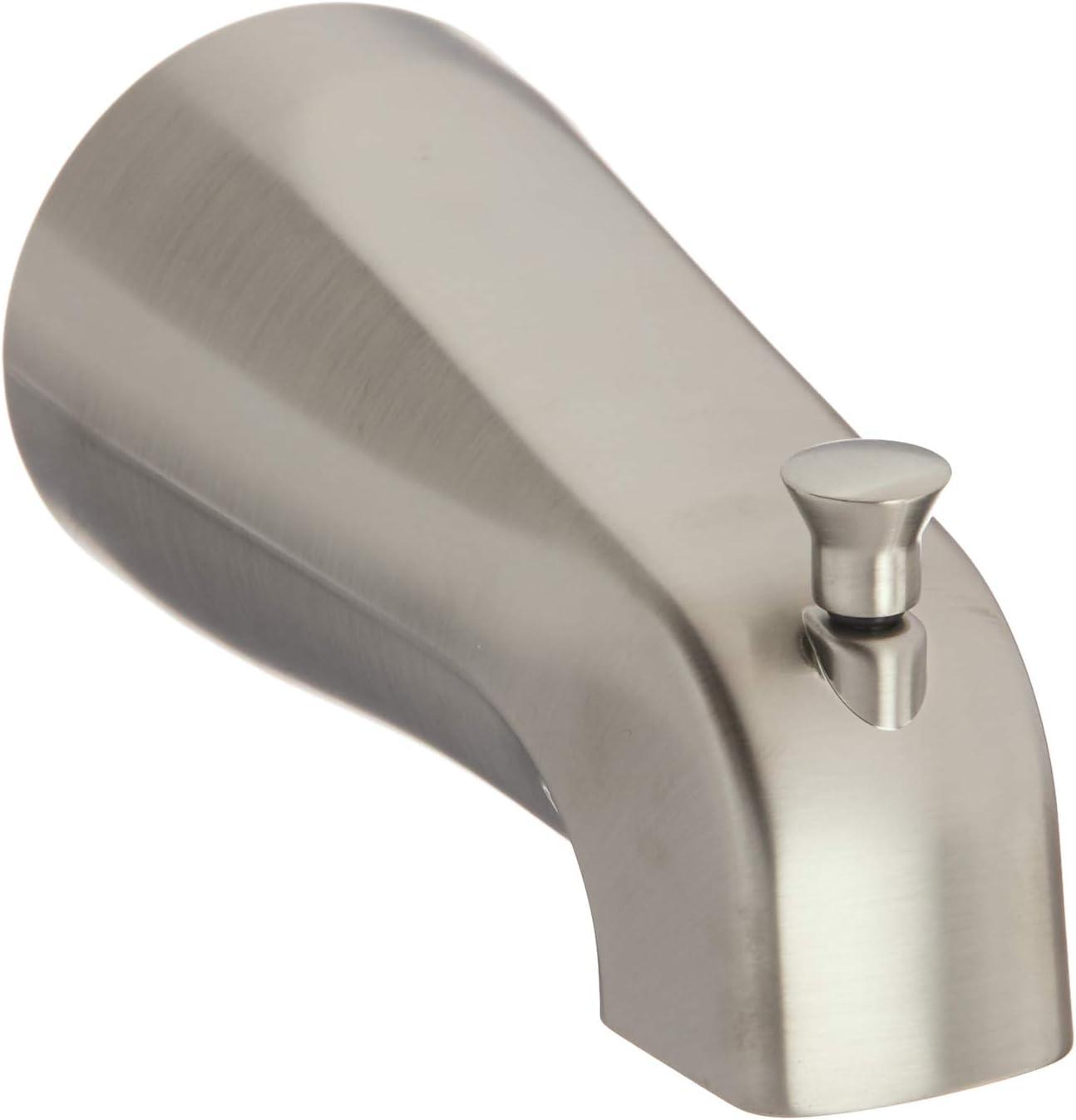 Moen 15856 Vandal Resistant Diverter Wall Mounted Tub Spout - Nickel