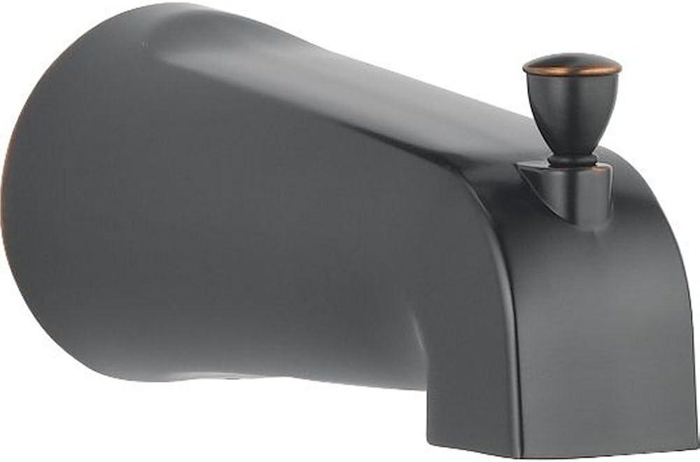 Classic Oil-Rubbed Bronze Wall-Mounted Tub Spout with Diverter