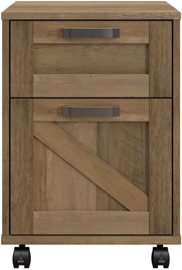 Cowden 16"W 2 -Drawer Mobile Vertical Filing Cabinet