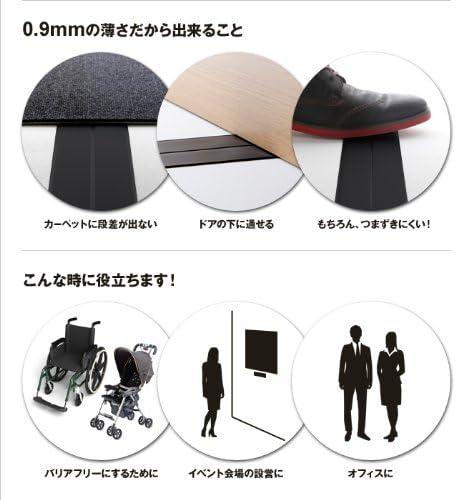 the thinnest extension (power) cord in the world 0.003-Inch Flat Code 9.84-Feet Black