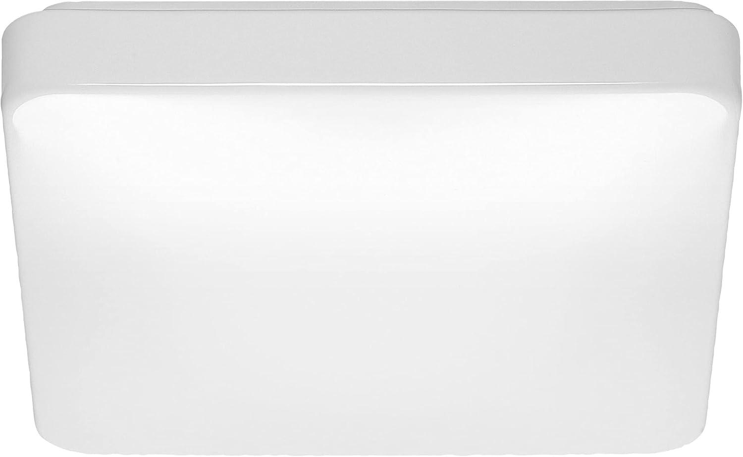 Nuvo 14" Energy Star LED Square Flush Mount Ceiling Light, White