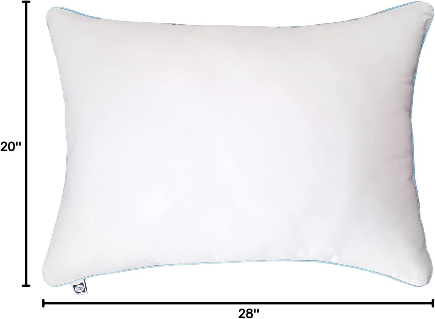 Sealy 2pk Hypoallergenic Slumber Soft Bed Pillows