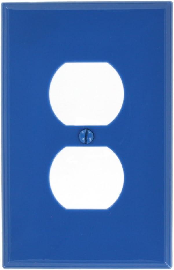 Blue Midway Nylon 1-Gang Duplex Wallplate