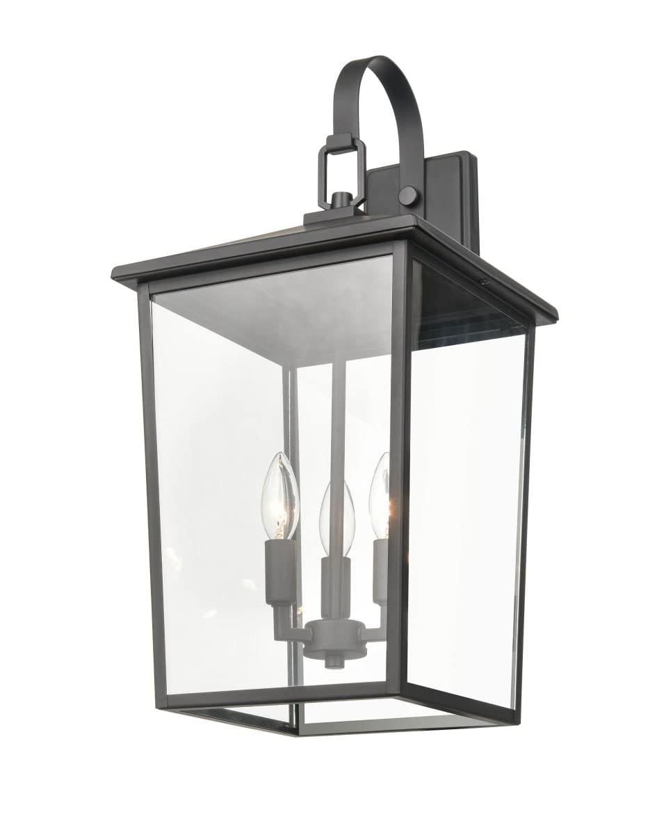 Messerly 3 Light 24" Tall Outdoor Wall Sconce