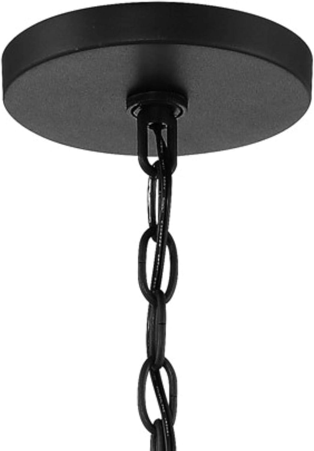 Minka Lavery Sand Coal Pendant Chandelier 25 1/2" Wide Modern Clear Outer White Inner Glass Shade 5-Light Fixture for Dining Room