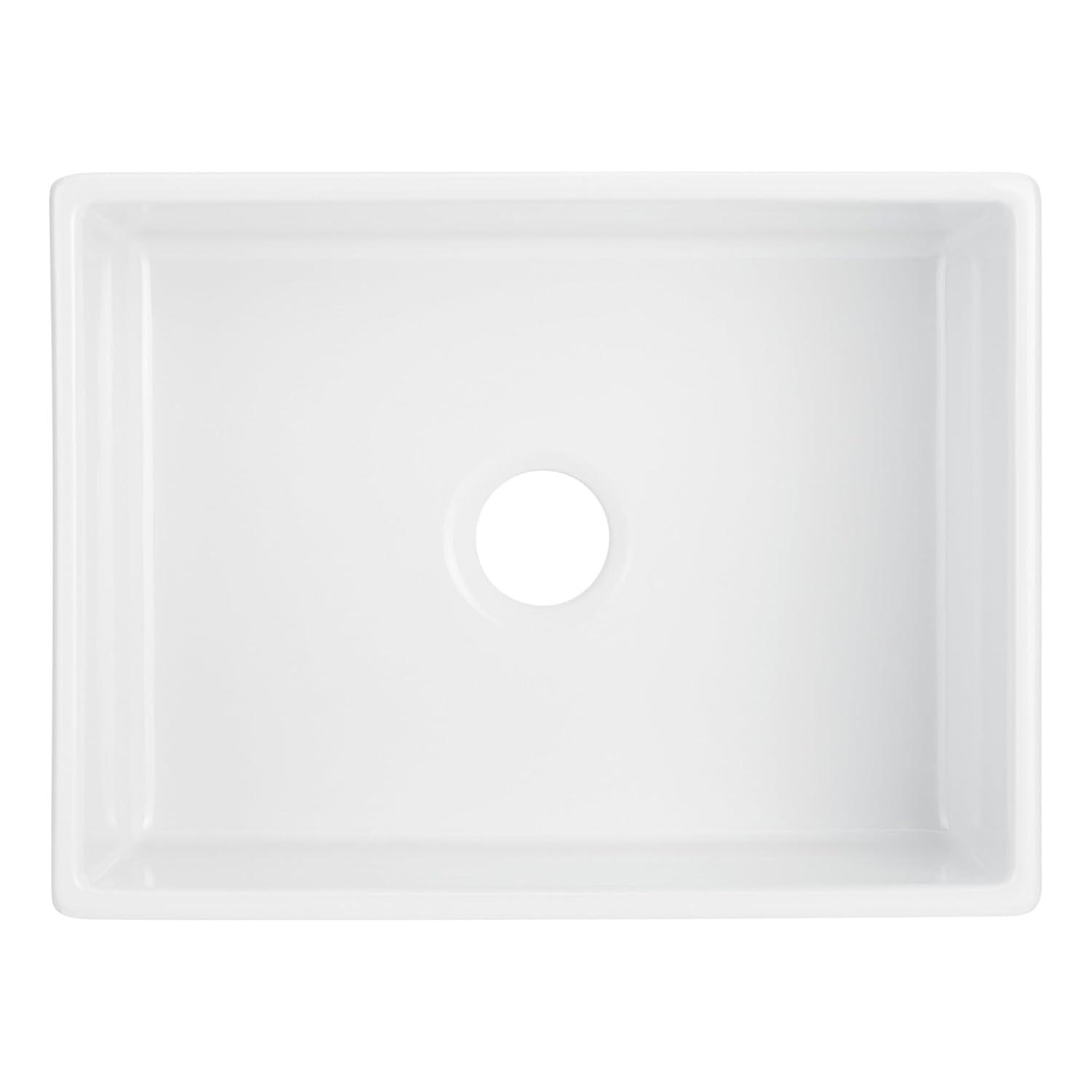 Rowena 24" Farmhouse Single Basin Fireclay Kitchen Sink