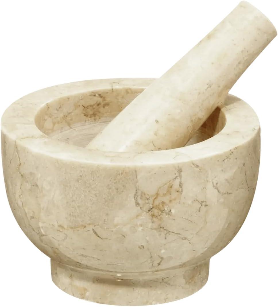 Cilio Prosecco Marble Mortar & Pestle, 2-Inch Height