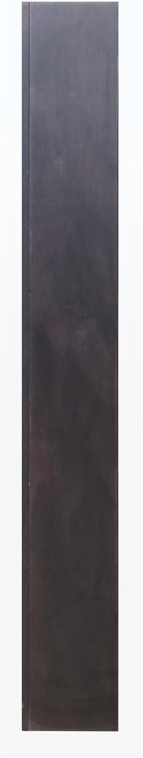 Concepts in Wood 6 Shelf Wood Bookcase, 84 inch Tall - Espresso Finish