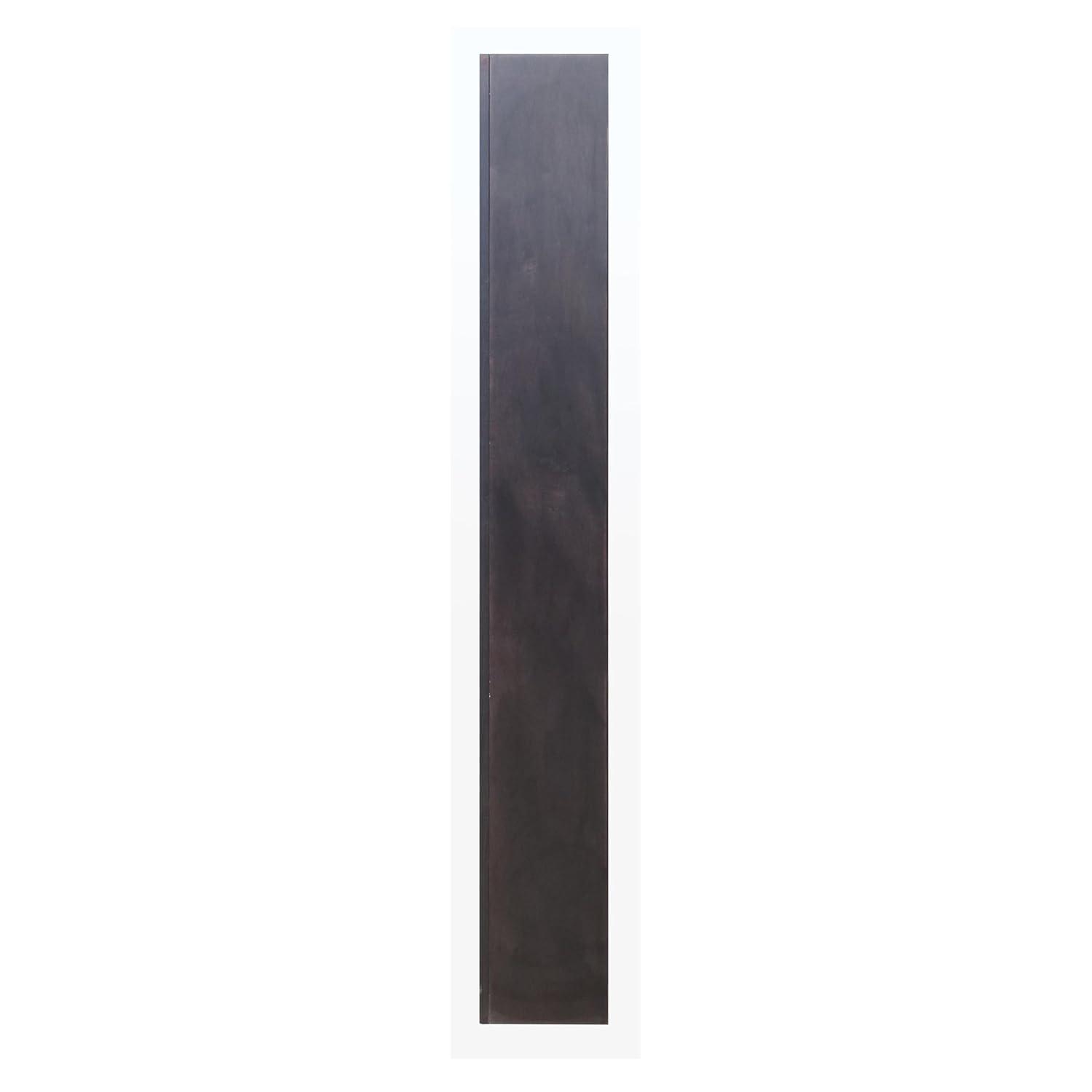 Concepts in Wood 6 Shelf Wood Bookcase, 84 inch Tall - Espresso Finish