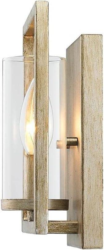 Marco Contemporary 7" Bronze Wall Sconce with Clear Glass