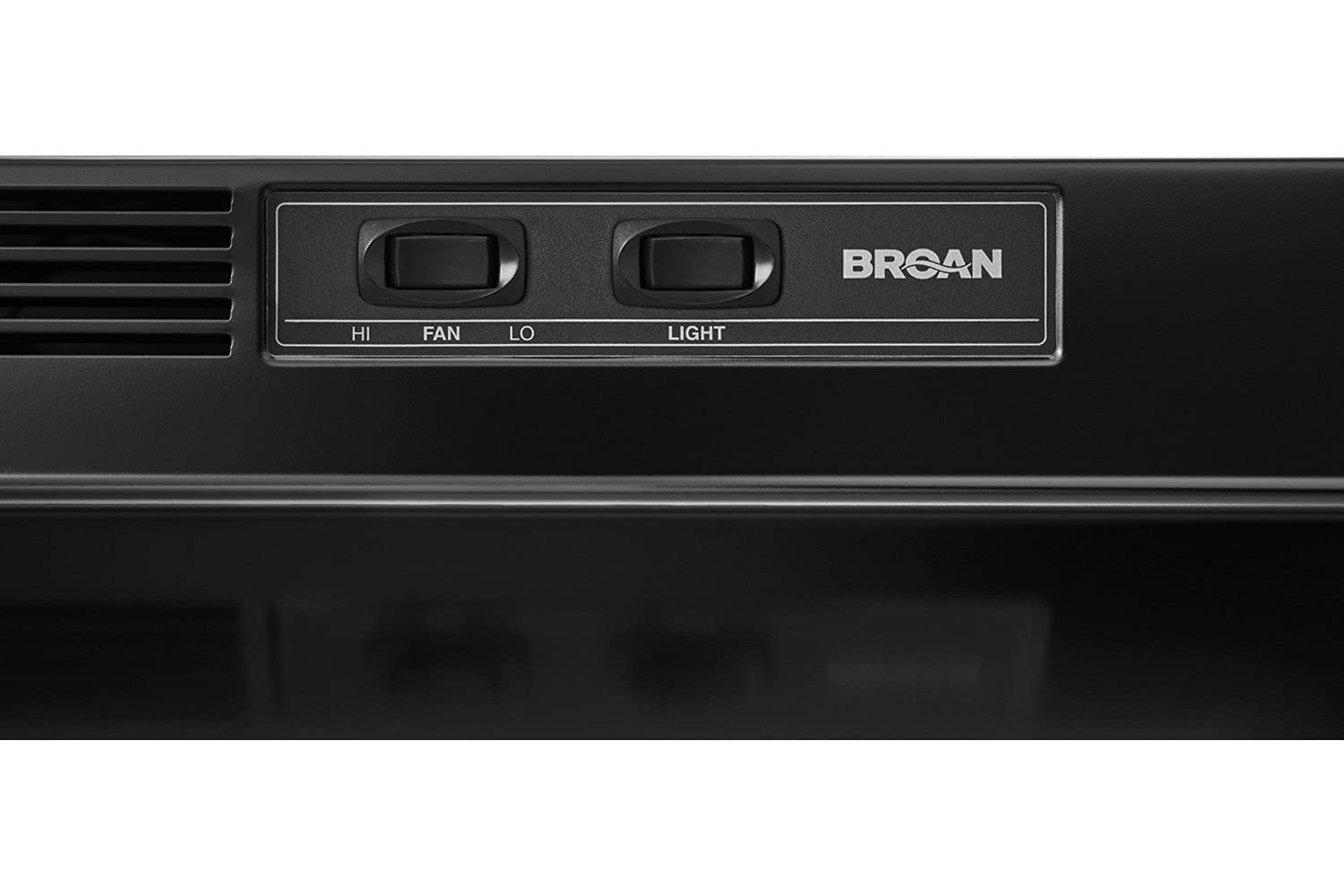 Broan NuTone 30" Steel 190 CFM Ductless (Non-Vented) Under Cabinet Range Hood with Charcoal Filter