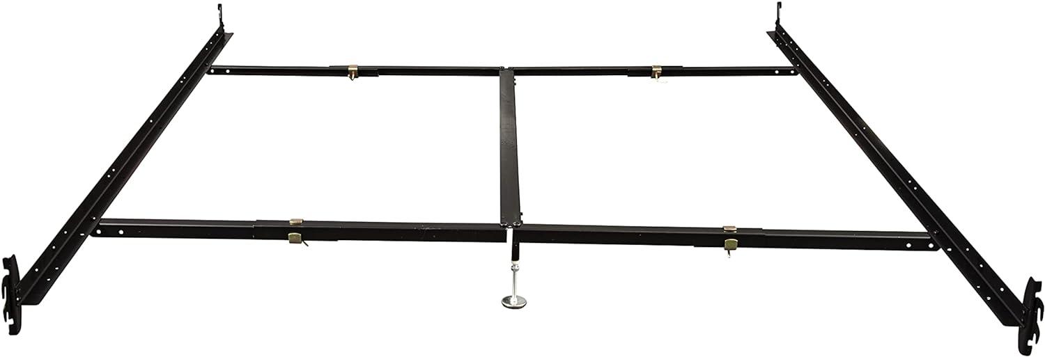 Queen/Eastern King Hook-On Bed Rail with Adjustable Support Glides