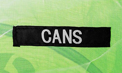 Camco 42983 Pop-Up Recycle Container with Zip-to-Close Lid - 18" x 24", Green