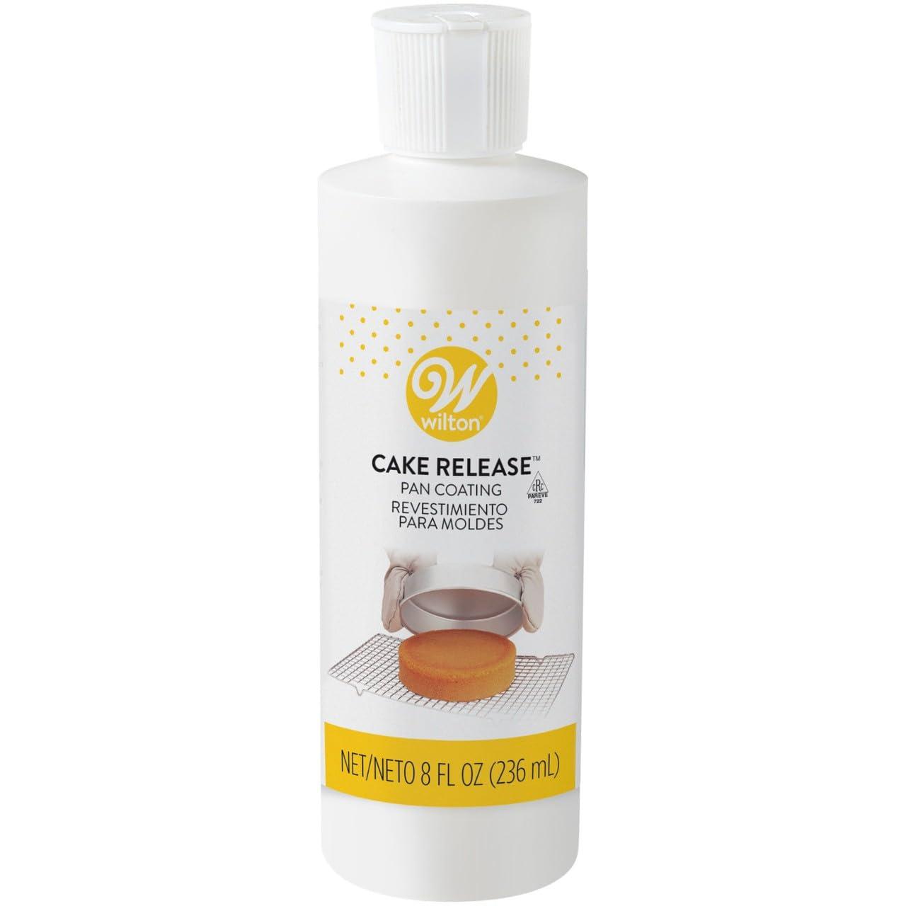 Wilton Cake Release Non-Stick Pan Coating, Soybean Oil, 8 fl. oz. Plastic Bottle