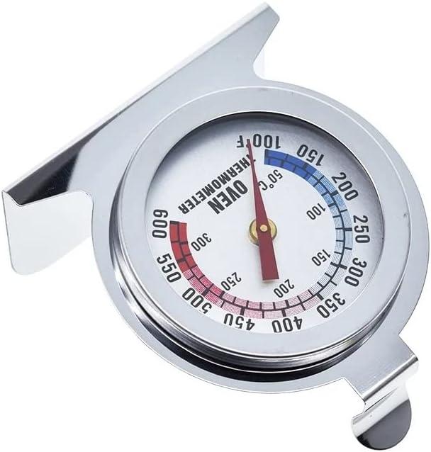 Stainless Steel Large Dial Oven Thermometer with Hanging Hook