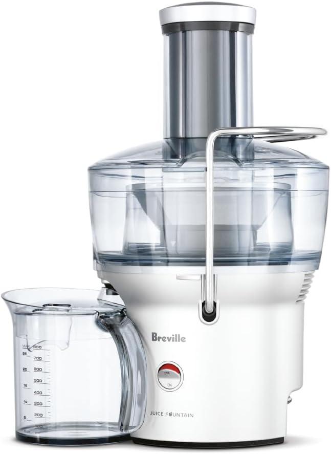 Compact Stainless Steel Electric Juice Extractor with Pulp Receptacle