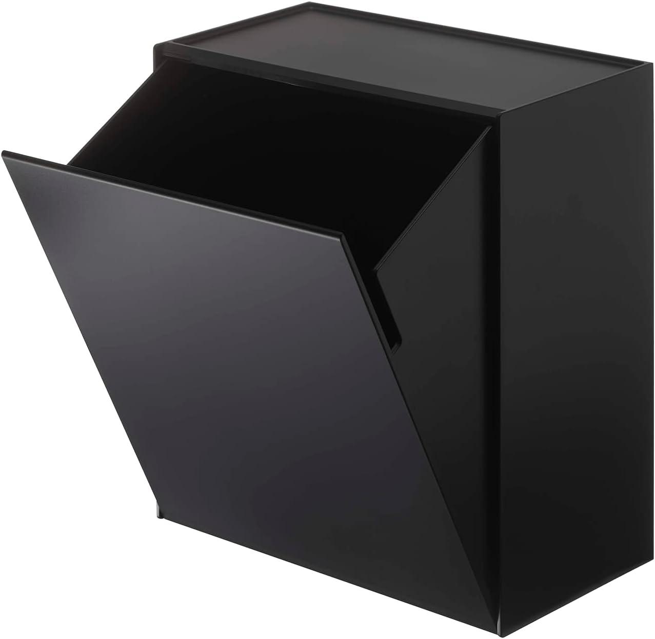 Yamazaki Home Tower Yamazaki Home Wall Mounted Storage Or Trash Bin, Small Wastebasket