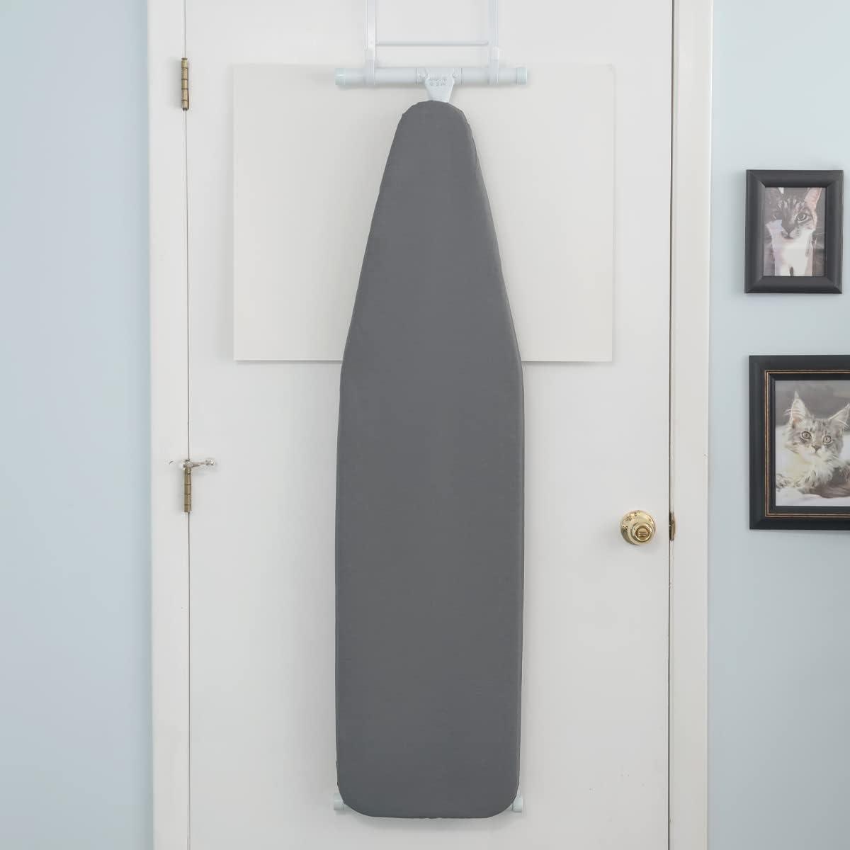 Full Size Grey Ironing Board with Steel T-Legs and Cover