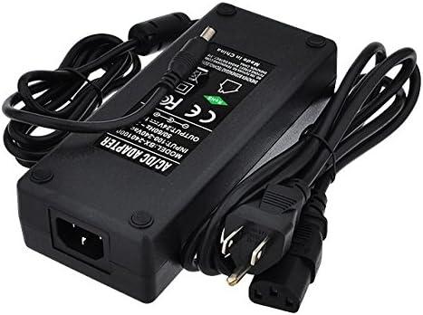 24V 10A 240W AC/DC Power Adapter with 5.5x2.5mm DC Plug and 2.1mm Adapter, Black, 3264-24V