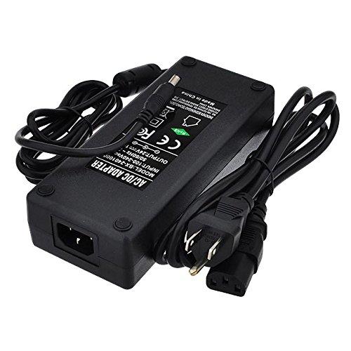 24V 10A 240W AC/DC Power Adapter with 5.5x2.5mm DC Plug and 2.1mm Adapter, Black, 3264-24V