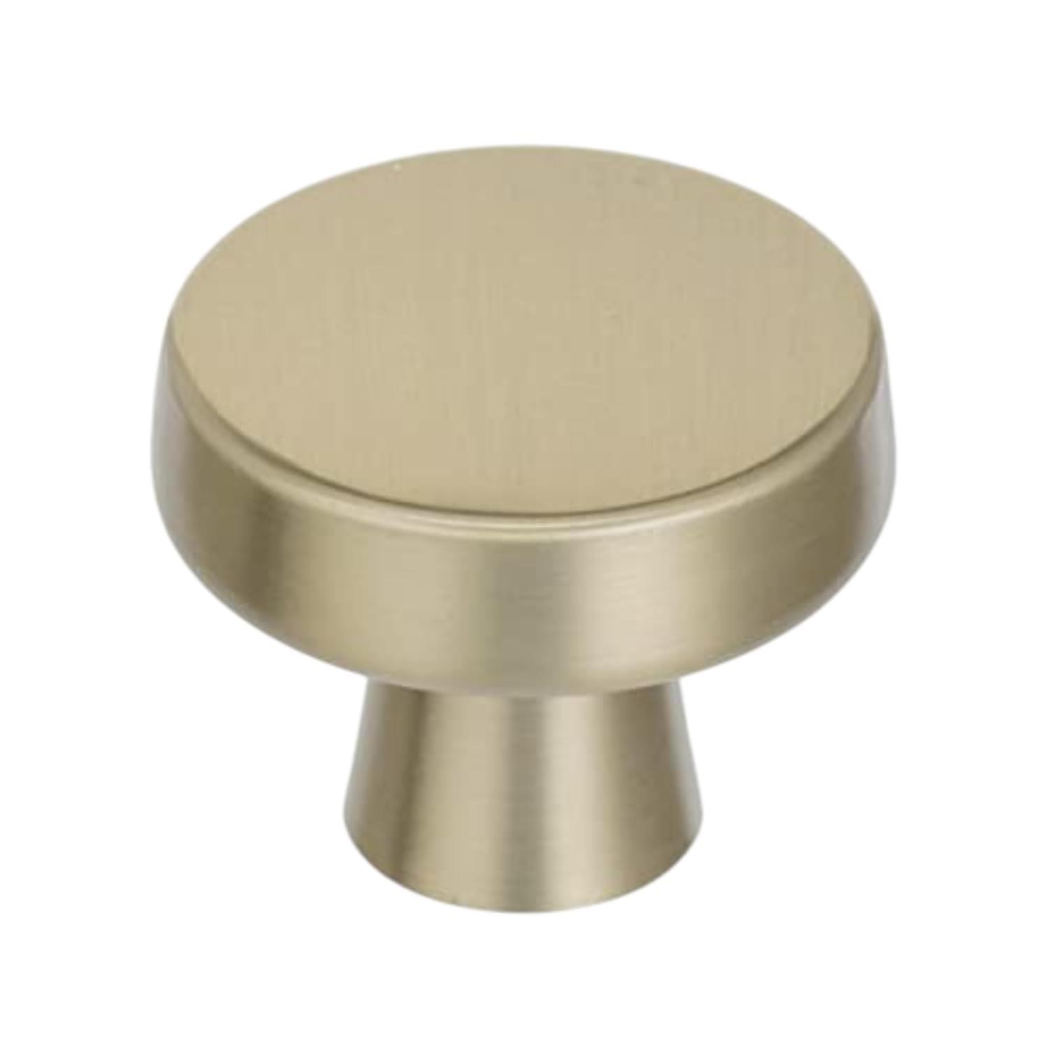 Amerock Blackrock 1-5/16 inch (33mm) Diameter Golden Champagne Cabinet Knob