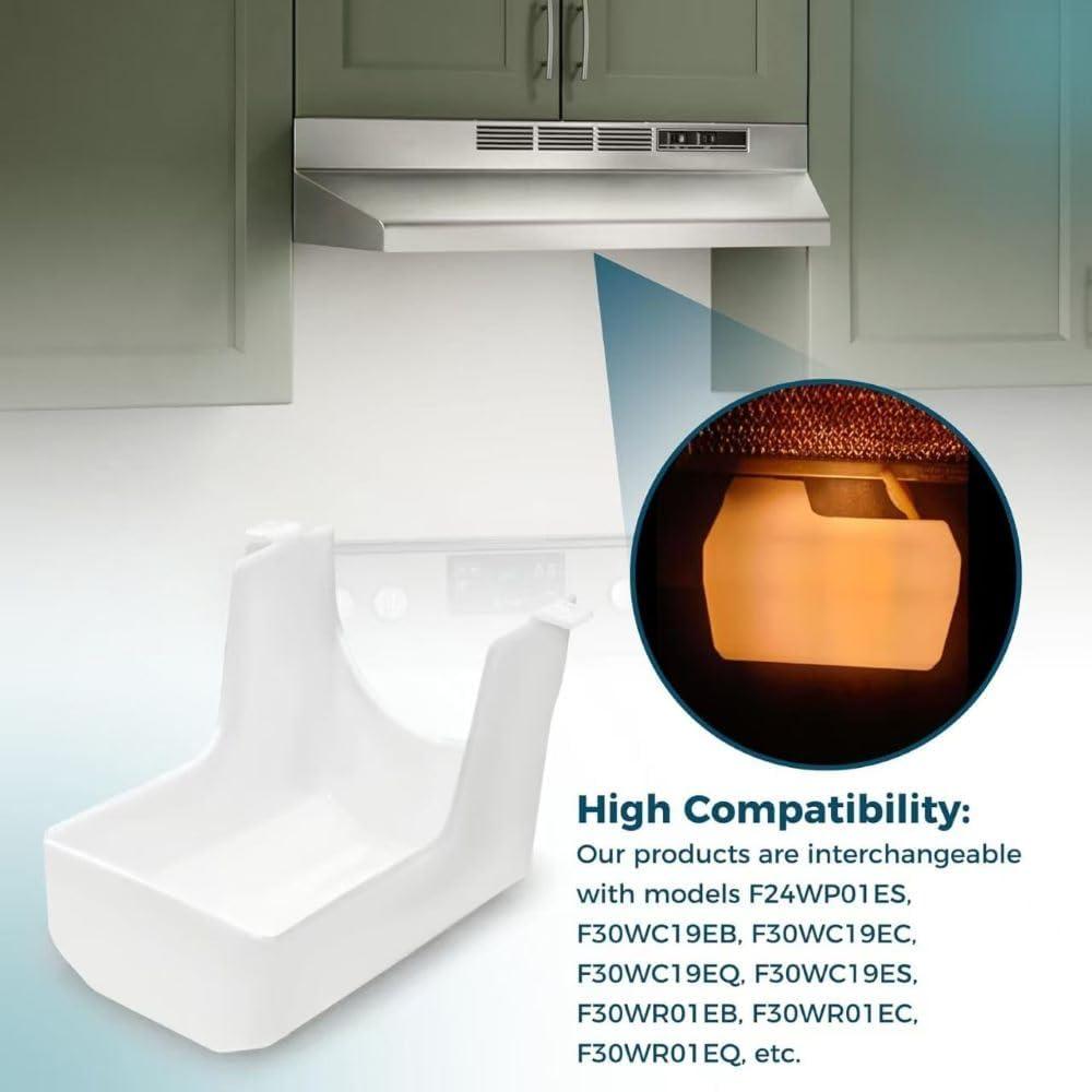 WeiLaiKeQi 99110437 Range Hood Light Lens Cover Lightweight Easy to Install Replacement