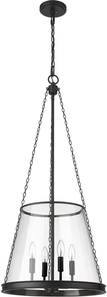Z-Lite Prescott 4 - Light Pendant in  Matte Black