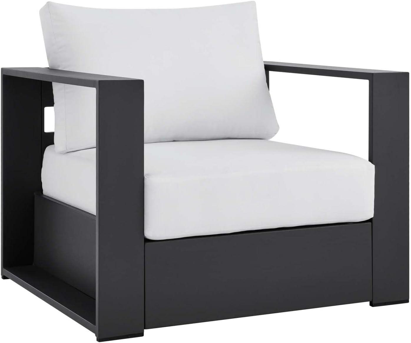 Modway Modway Tahoe Outdoor Aluminum 4-piece Conversation Set with Coffee Table