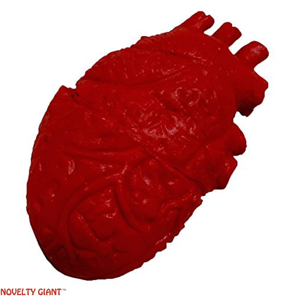 Oversized Red Foam Latex Heart Halloween Wall Prop