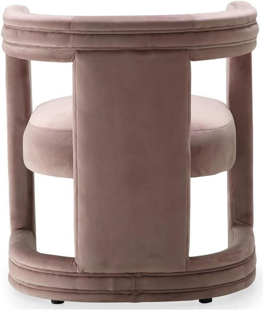 Meridian Furniture Blair Pink Velvet Accent Chair