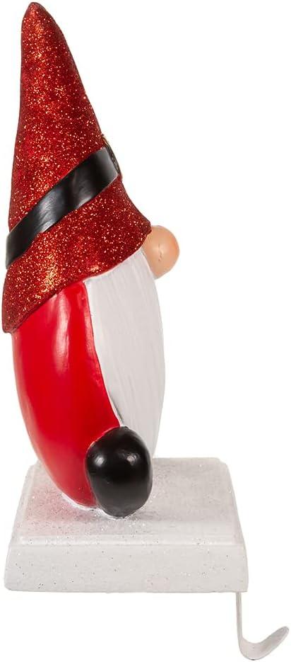 Kurt S. Adler Resin Gnome Stocking Holder, 10-Inch, Muticolored