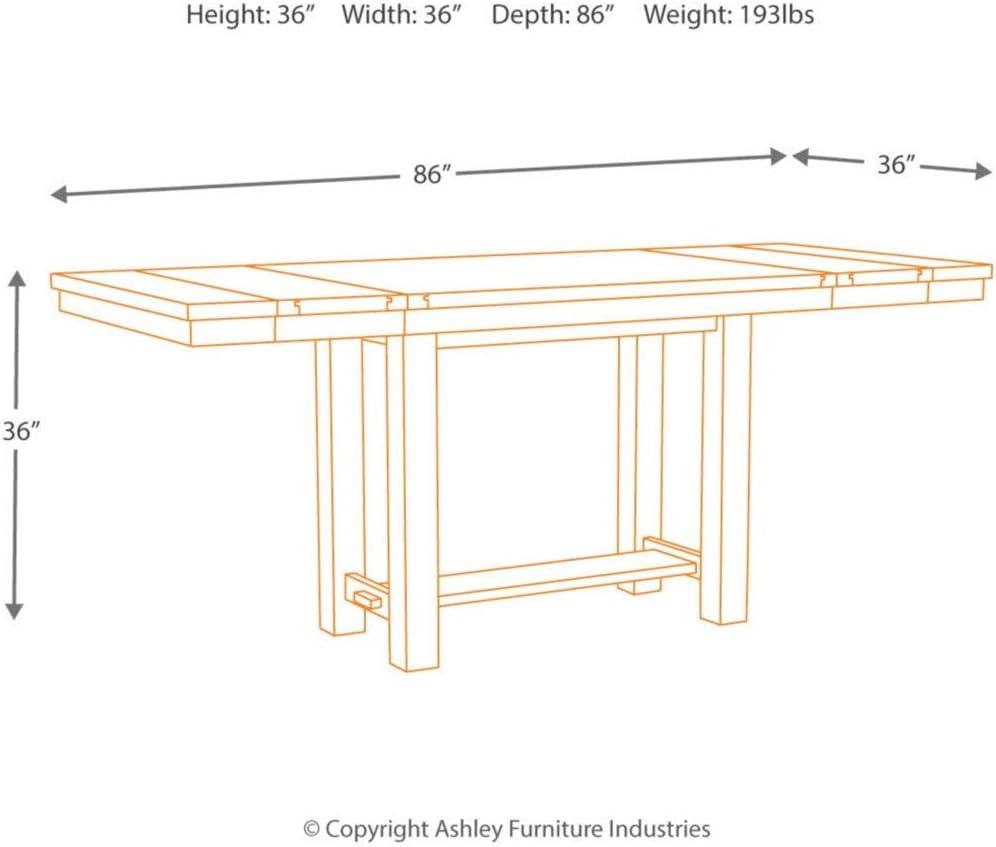 Moriville Rectangular Extendable Dining Table - Signature Design by Ashley