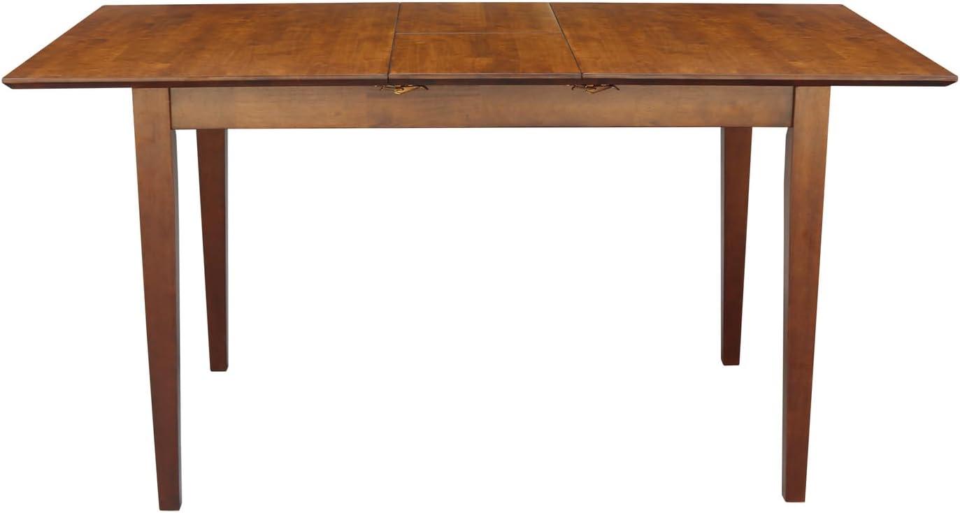 32"x48" Shaker Style Extendable Dining Table - International Concepts