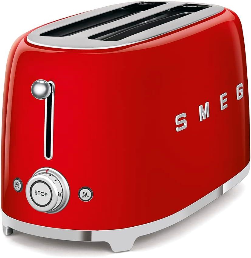SMEG Red 4-Slice Retro Toaster