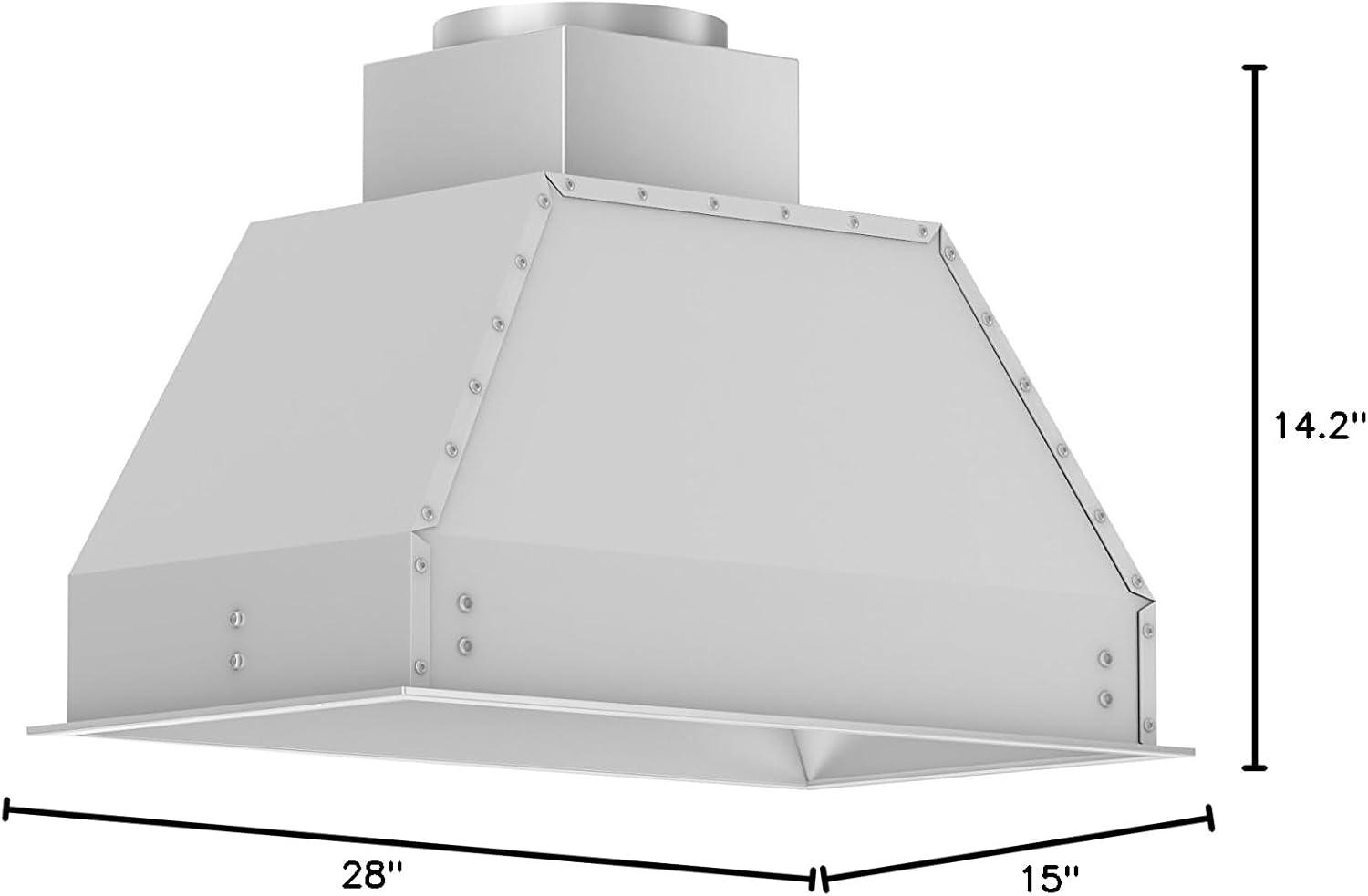 400 CFM Ducted Insert Range Hood in Stainless steel