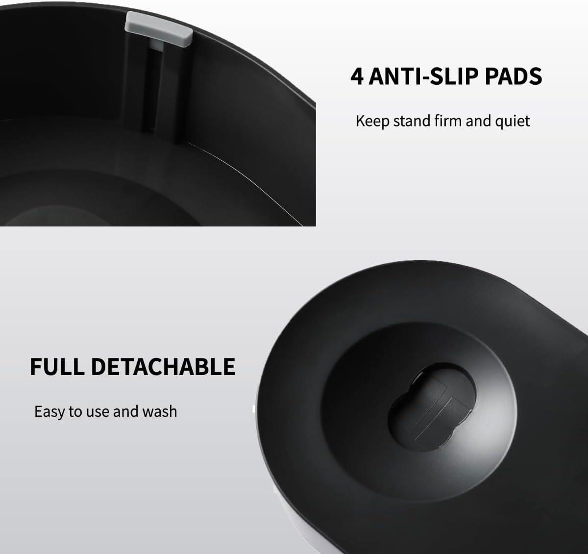 PETKIT Raised Dog Cat Food Bowl 304 Stainless Steel, Elevated Pet Food and Water Bowl Dishes, Elevated Cat Bowls, Non-Slip Tilted Cat Bowl No Spill