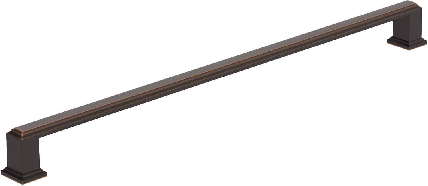 Amerock Appoint 12-5/8 inch (320mm) Center-to-Center Oil-Rubbed Bronze Cabinet Pull