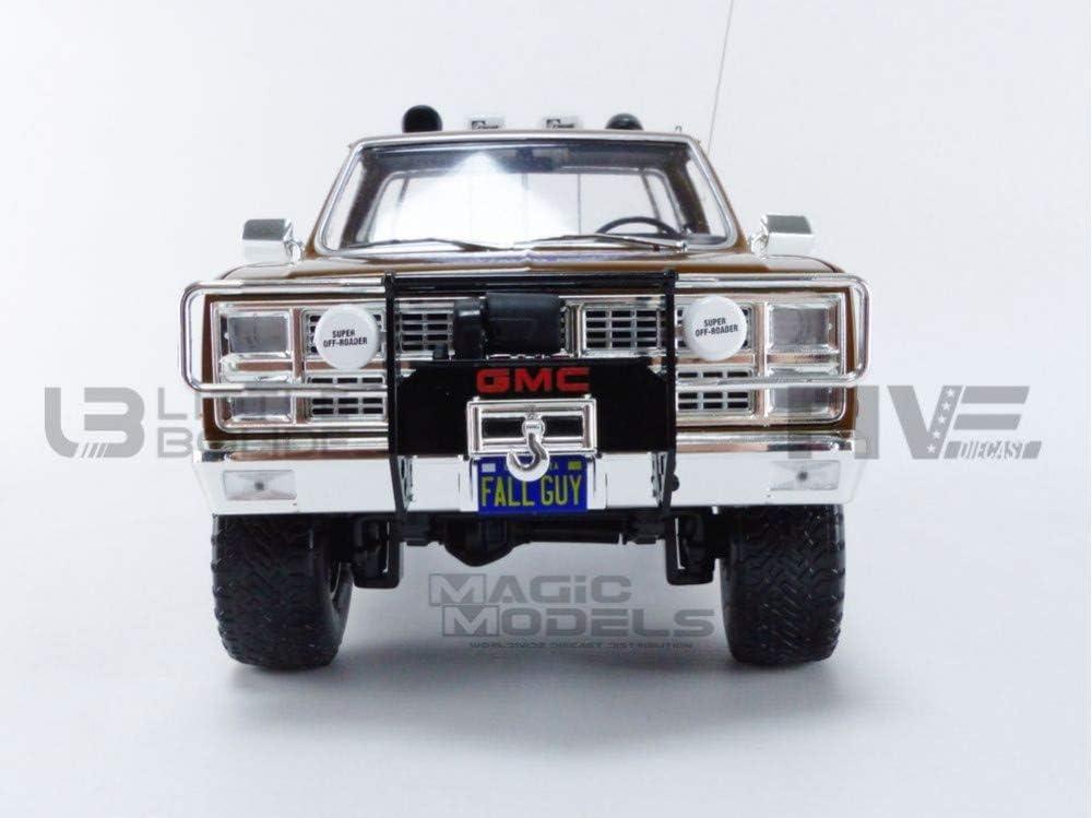 1982 GMC K-2500 Sierra Grande Pickup Truck Brown "The Fall Guy" (1981-1986) TV Series 1/18 Diecast Model Car by Greenlight
