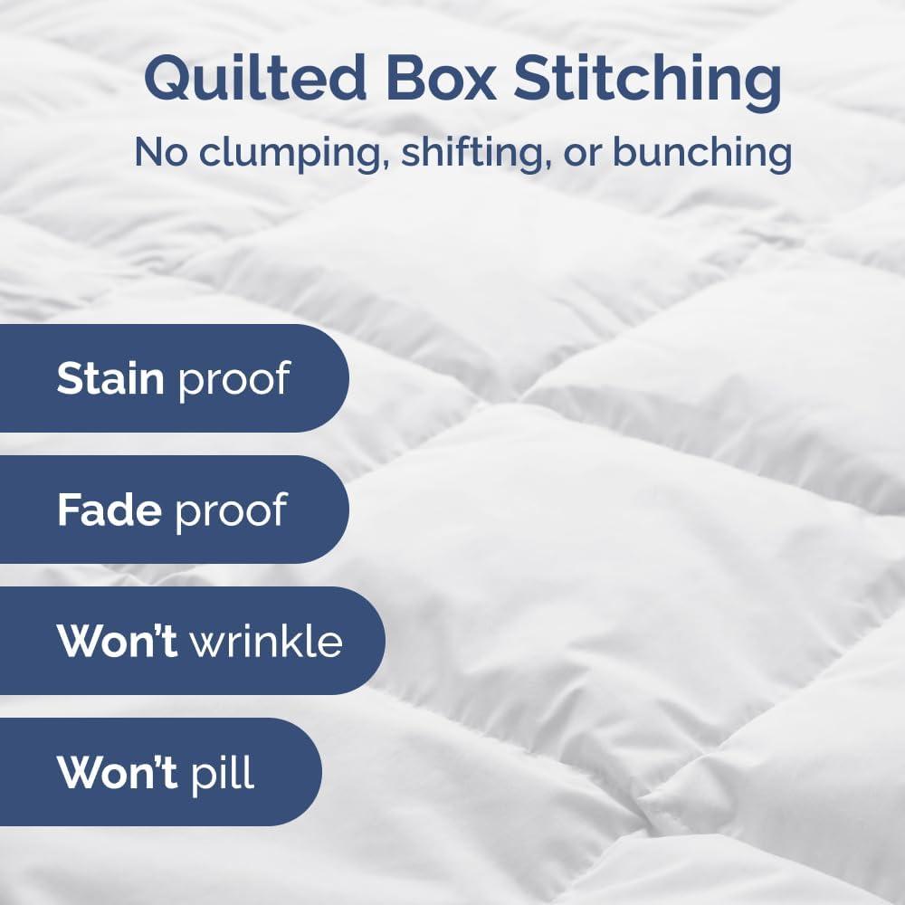 CGK Linens Premium Quality Goose Down Alternative Comforter - Warm & Lightweight